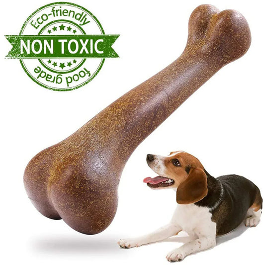 Dog Bone Chews Toys Nearly Indestructible Natural Non-Toxic Anti-bite Puppy Toys